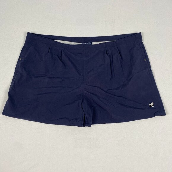 Big Dogs Drawstring Navy Blue Snap Button Swim Shorts Size 3XL - Picture 1 of 8